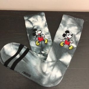 Adult Mickey Mouse Tie-Dye Crew Socks